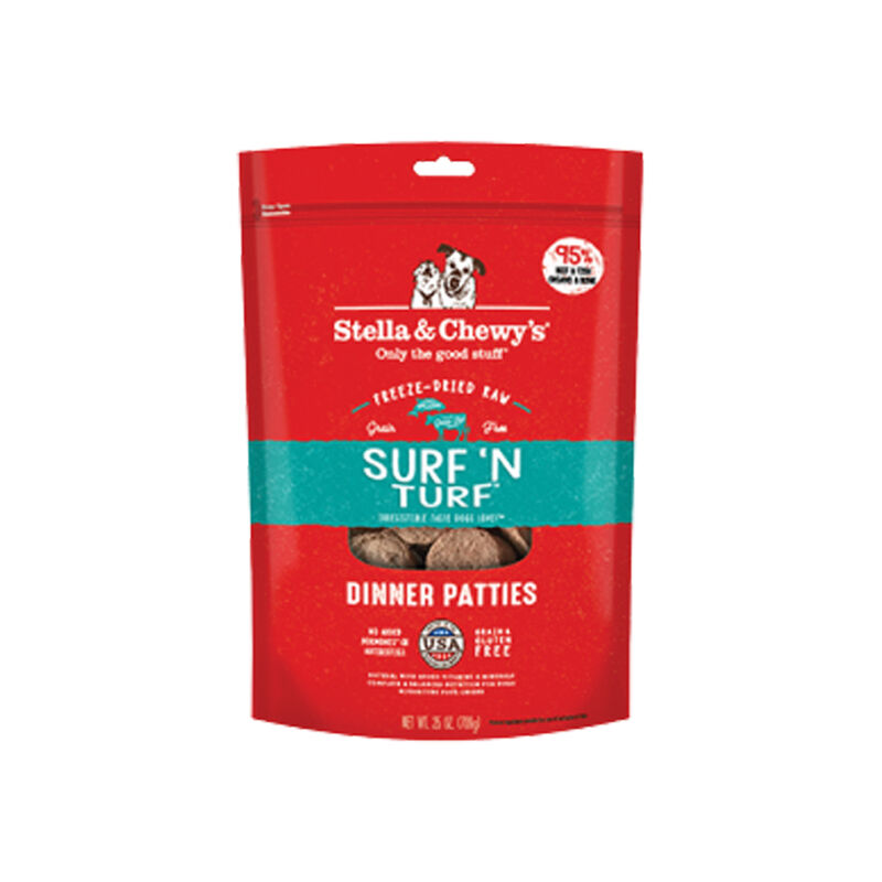 Stella & Chewy's, Dog Freeze-Dried Raw, Surf 'N Turf Dinner Patties image number null